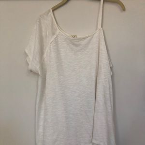 Free People Short Sleeve One Shoulder Top